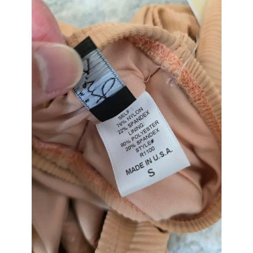 Risk Swimwear Odyssey One Piece NWT Nude